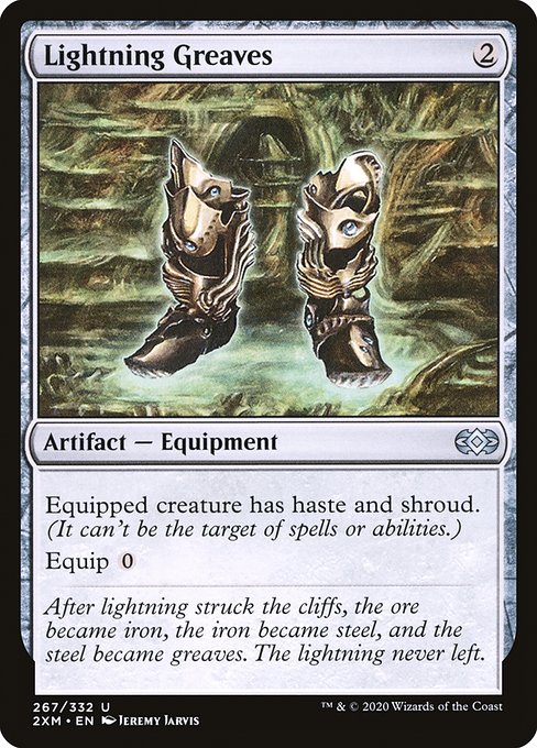 Lightning Greaves [Double Masters - 267]