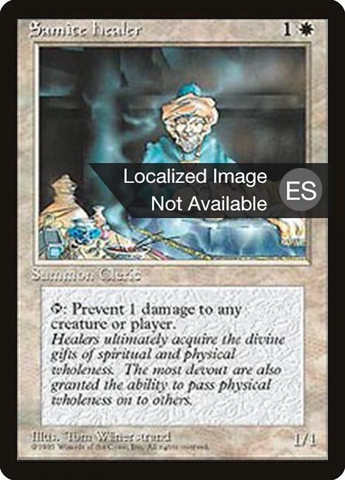 Samite Healer [Fourth Edition Foreign Black Border - 47]