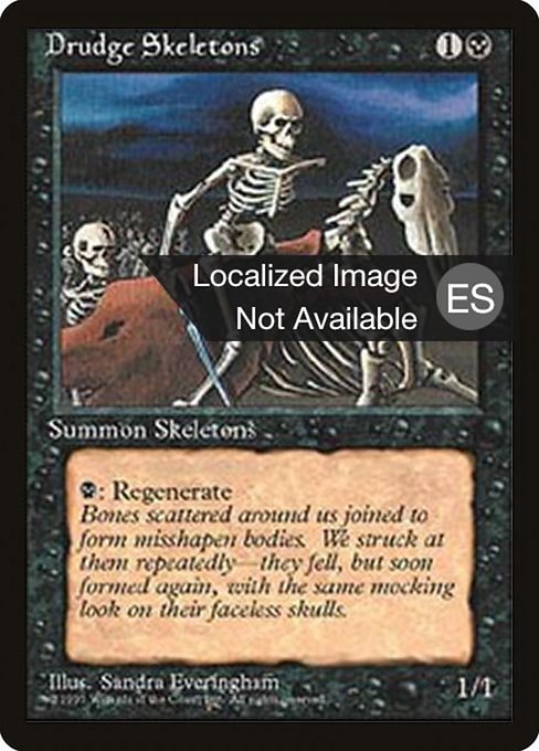 Drudge Skeletons [Fourth Edition Foreign Black Border - 133]