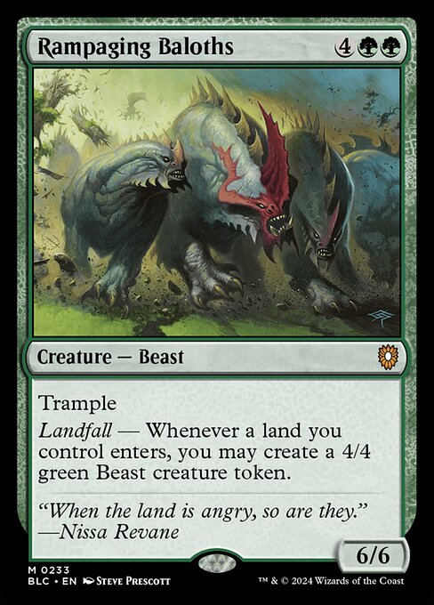 Rampaging Baloths [Bloomburrow Commander - 233]
