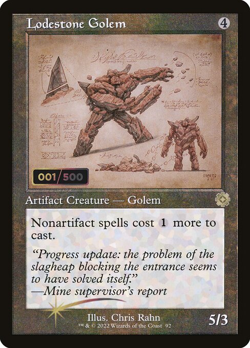 Lodestone Golem [The Brothers' War Retro Artifacts - 92z]