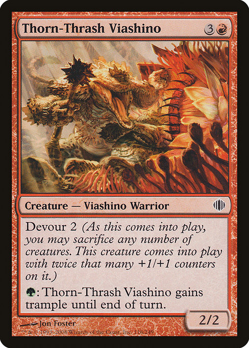 Thorn-Thrash Viashino [Shards of Alara - 116]