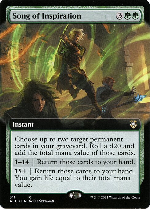 Song of Inspiration [Forgotten Realms Commander - 311]