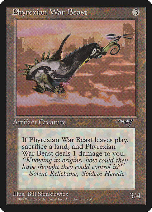 Phyrexian War Beast [Alliances - 127b]