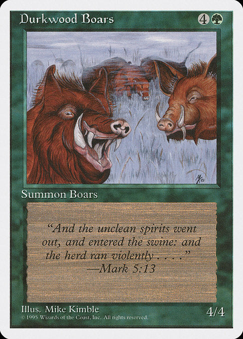 Durkwood Boars [Fourth Edition - 241]