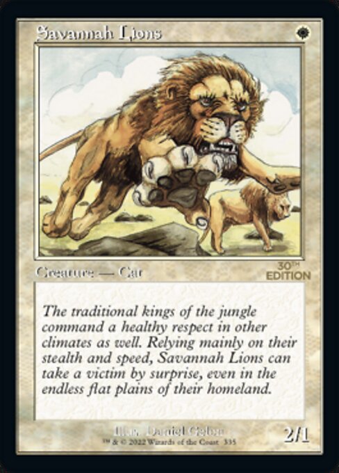 Savannah Lions [30th Anniversary Edition - 335]