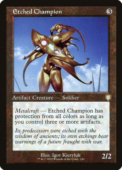 Etched Champion [The Brothers' War Commander - 140]