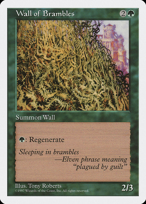 Wall of Brambles [Fifth Edition - 338]