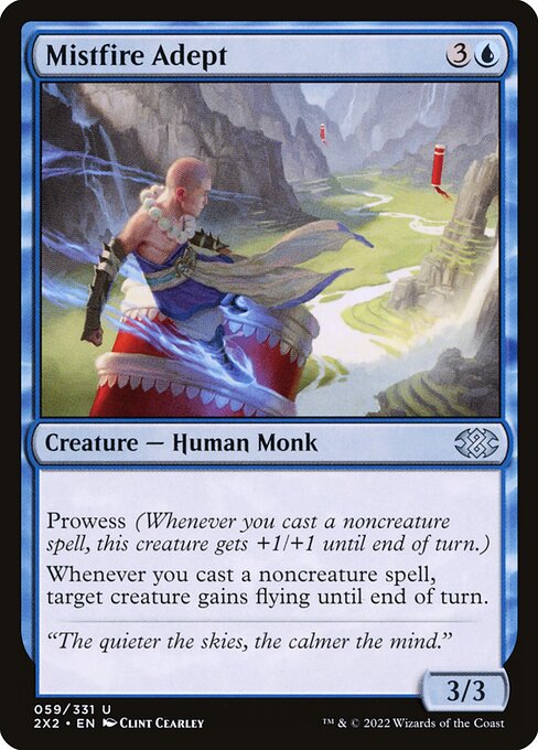 Mistfire Adept [Double Masters 2022 - 59]