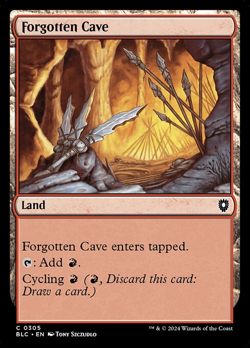 Forgotten Cave [Bloomburrow Commander - 305]