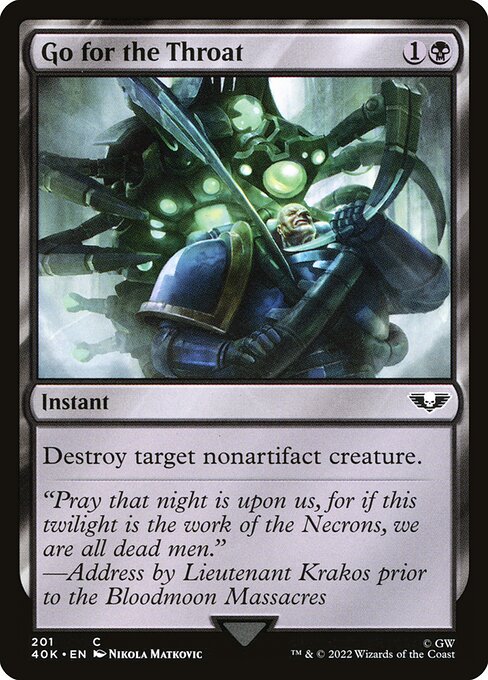 Go for the Throat [Warhammer 40,000 Commander - 201]