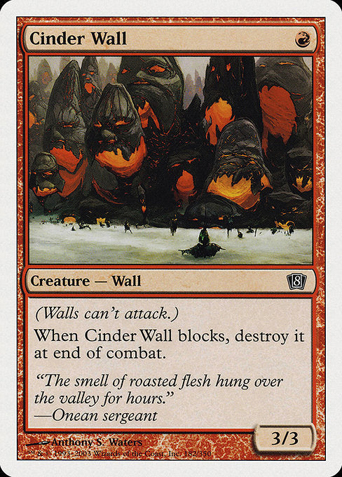 Cinder Wall [Eighth Edition - 182]
