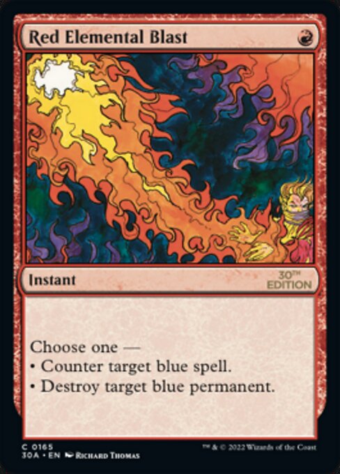 Red Elemental Blast [30th Anniversary Edition - 165]
