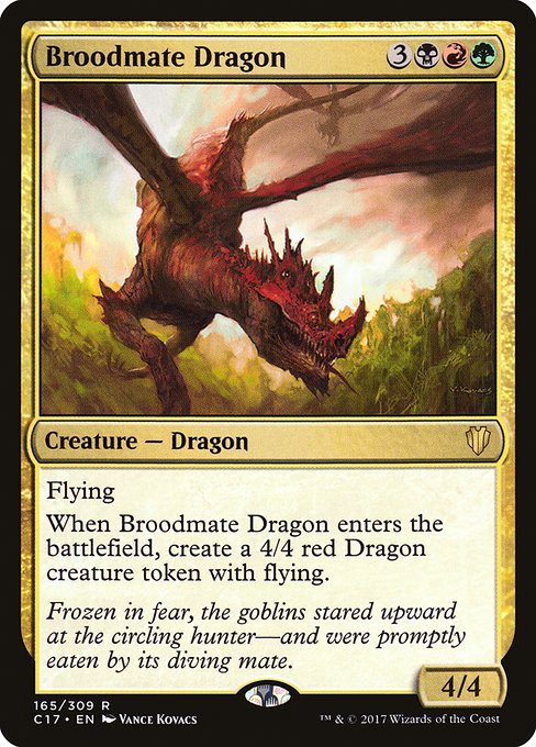 Broodmate Dragon [Commander 2017 - 165]