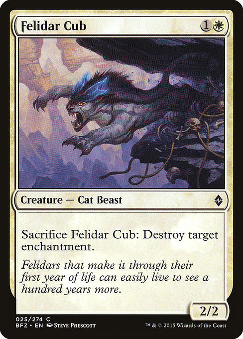 Felidar Cub [Battle for Zendikar - 25]