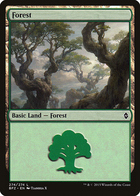 Forest [Battle for Zendikar - 274a]