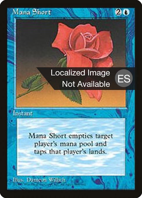 Mana Short [Fourth Edition Foreign Black Border - 85]