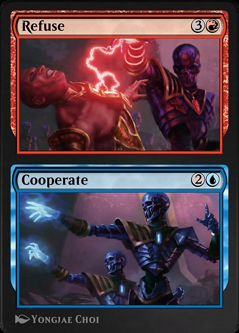Refuse // Cooperate [Amonkhet Remastered - 255]