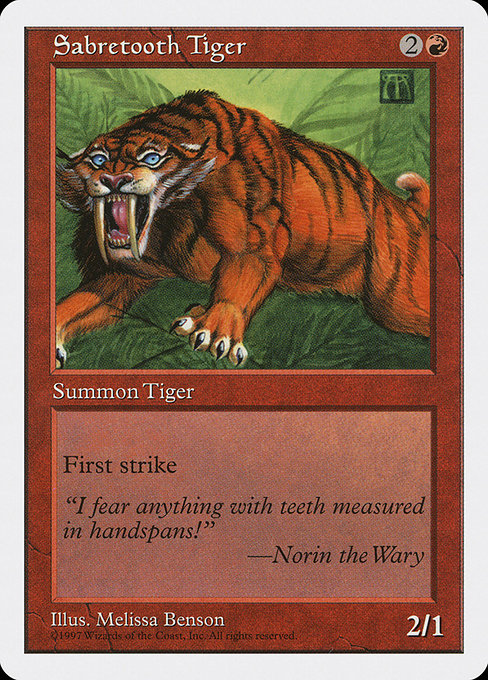 Sabretooth Tiger [Fifth Edition - 264]