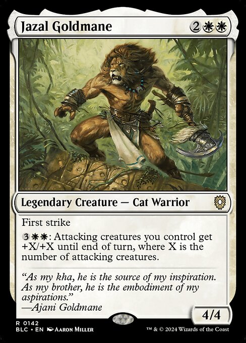 Jazal Goldmane [Bloomburrow Commander - 142]