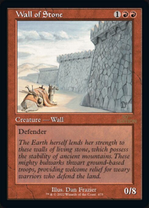 Wall of Stone [30th Anniversary Edition - 475]