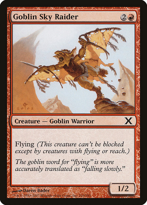 Goblin Sky Raider [Tenth Edition - 210]