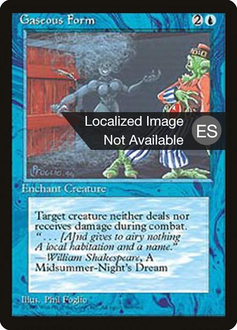 Gaseous Form [Fourth Edition Foreign Black Border - 74]