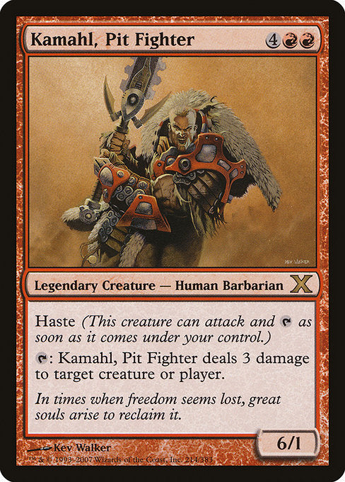 Kamahl, Pit Fighter [Tenth Edition - 214]