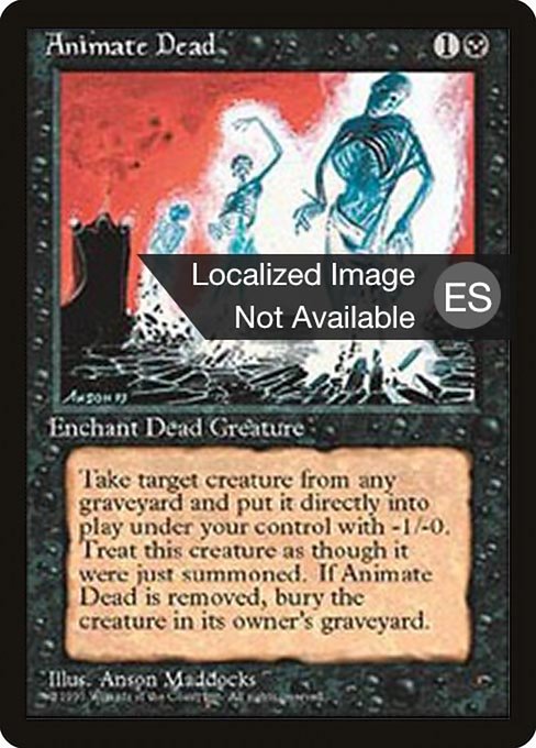 Animate Dead [Fourth Edition Foreign Black Border - 118]