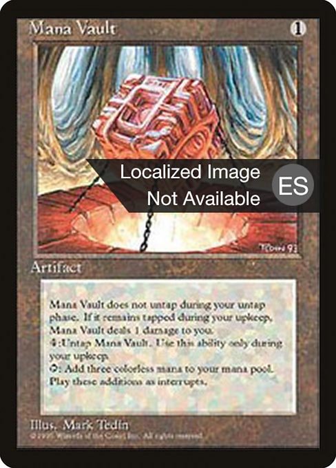 Mana Vault [Fourth Edition Foreign Black Border - 334]
