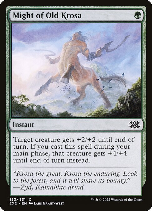 Might of Old Krosa [Double Masters 2022 - 153]