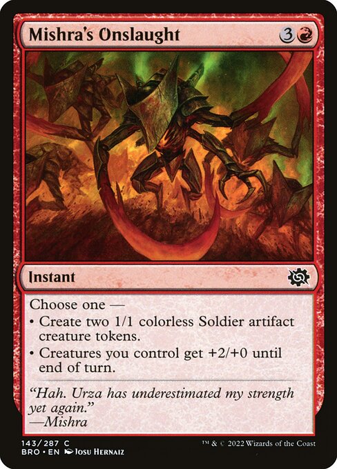 Mishra's Onslaught [The Brothers' War - 143]