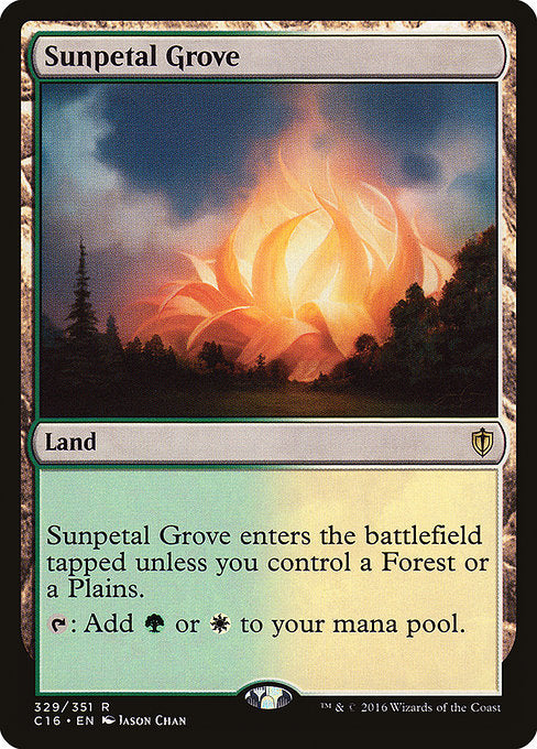 Sunpetal Grove [Commander 2016 - 329]