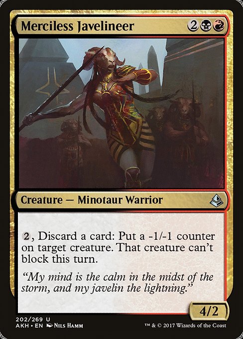 Merciless Javelineer [Amonkhet - 202]