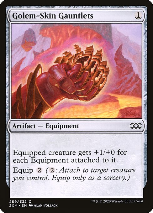 Golem-Skin Gauntlets [Double Masters - 259]