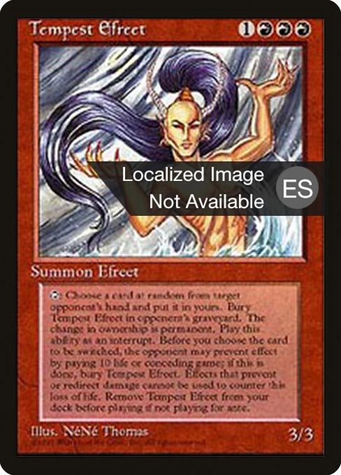 Tempest Efreet [Fourth Edition Foreign Black Border - 225]