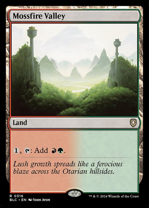 Mossfire Valley [Bloomburrow Commander - 316]