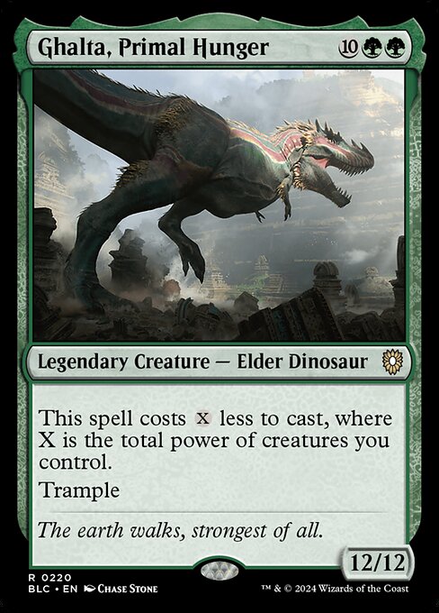 Ghalta, Primal Hunger [Bloomburrow Commander - 220]