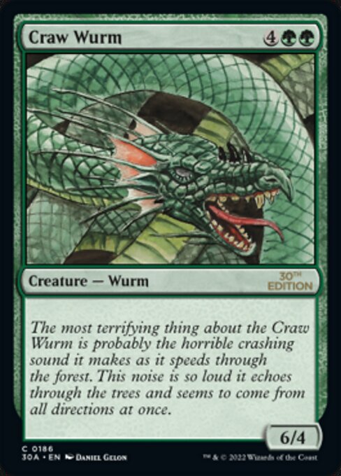 Craw Wurm [30th Anniversary Edition - 186]