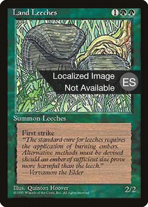 Land Leeches [Fourth Edition Foreign Black Border - 255]
