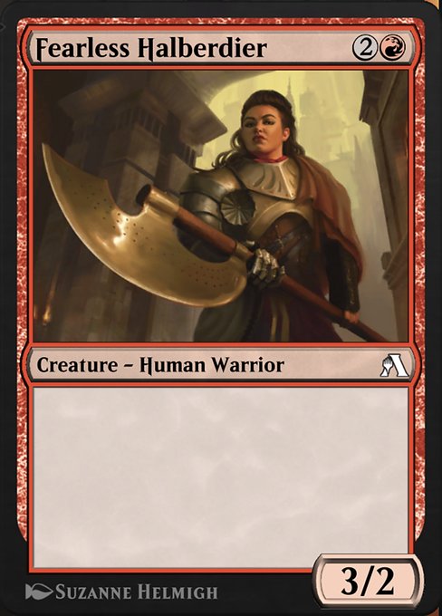 Fearless Halberdier [Arena Beginner Set - 69]