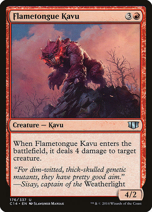 Flametongue Kavu [Commander 2014 - 176]