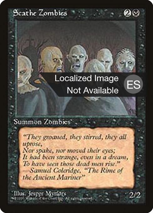 Scathe Zombies [Fourth Edition Foreign Black Border - 158]