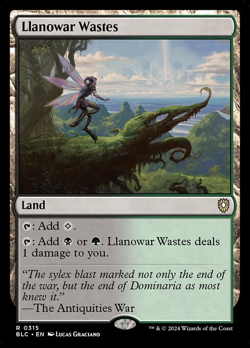 Llanowar Wastes [Bloomburrow Commander - 315]