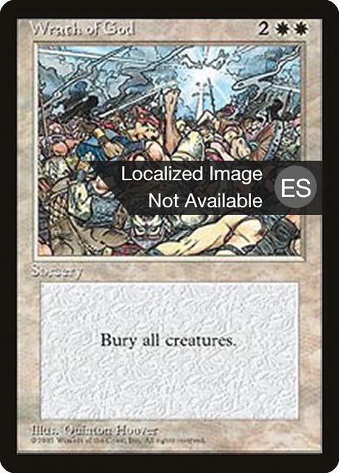 Wrath of God [Fourth Edition Foreign Black Border - 58]