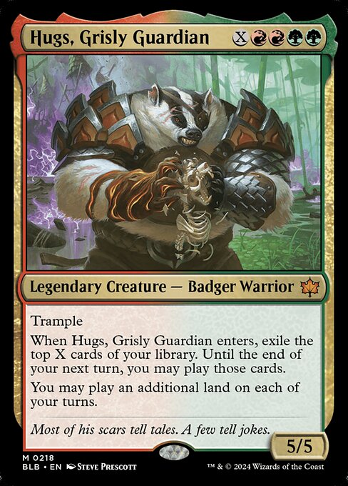 Hugs, Grisly Guardian [Bloomburrow - 218]