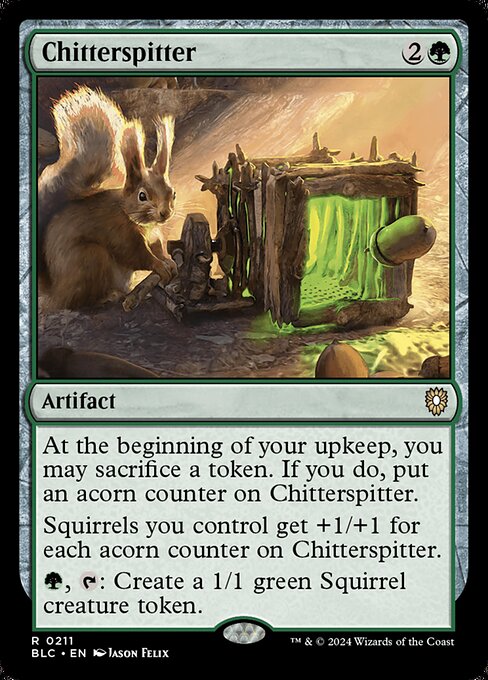Chitterspitter [Bloomburrow Commander - 211]