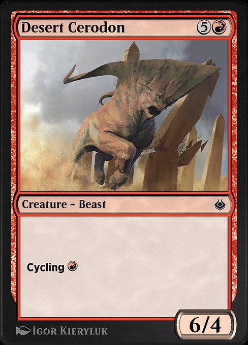 Desert Cerodon [Amonkhet Remastered - 151]