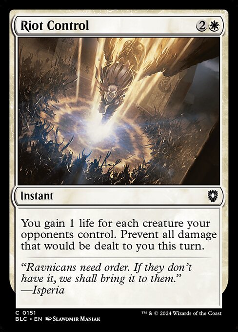 Riot Control [Bloomburrow Commander - 151]