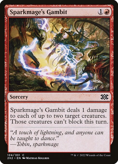 Sparkmage's Gambit [Double Masters 2022 - 124]